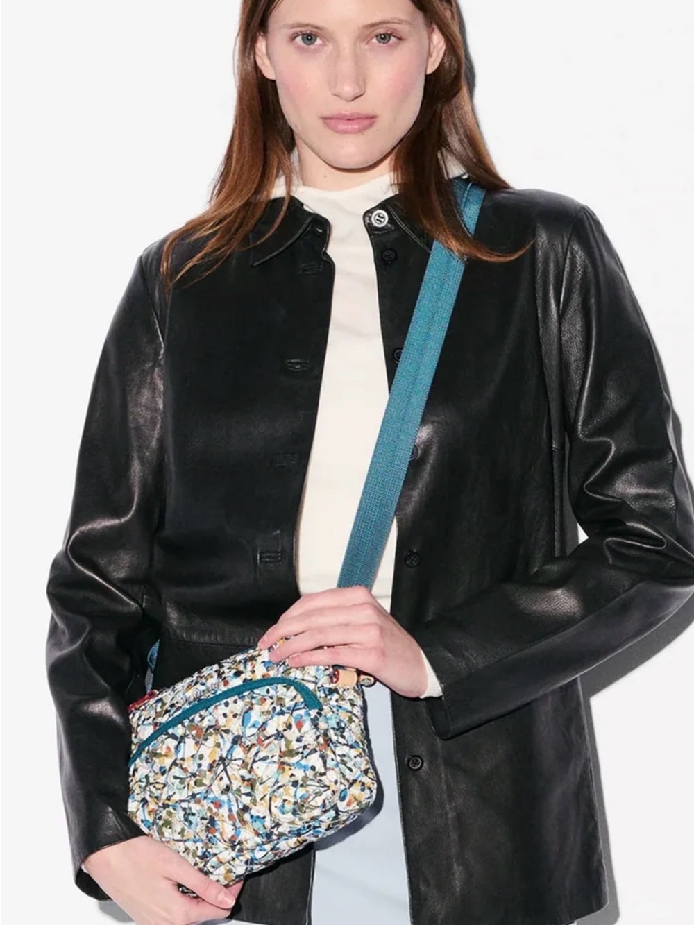 Mz Wallace Club Print Camera Bag